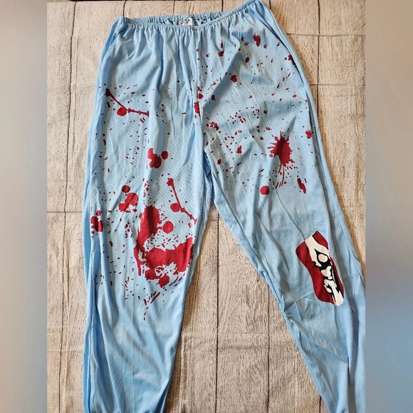 Era Spooky Bloody Zombie Doctor Halloween Costume Men's Size Medium 3 Piece Set - Picture 5 of 6